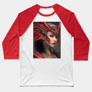 Dragon Beauty Baseball T-Shirt